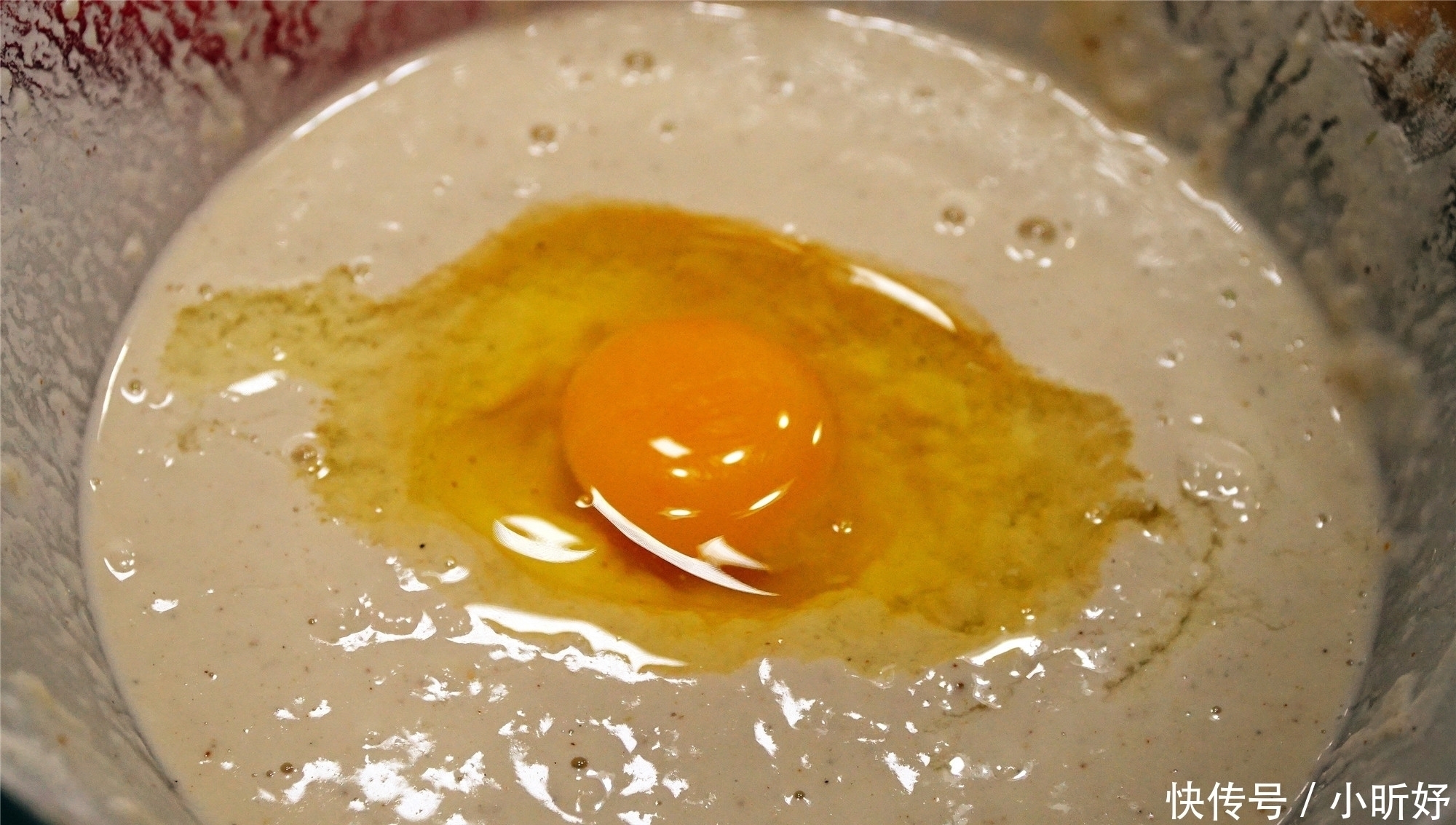 蔬菜|万能蔬菜鸡蛋饼,家里有啥菜用啥菜,不和面不擀面,几分钟出锅