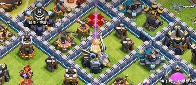 冲突|部落冲突:天鹰火炮机制遭隐藏,玩家:一个开大的蛮王抗下所有