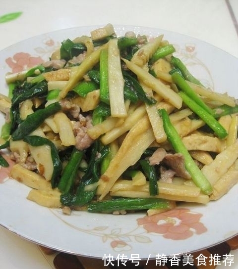 春笋|春笋韭菜肉丝小炒