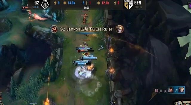 碾压|G2不愧是LCK杀手，3比0碾压GEN，管泽元前一秒高亢，下一秒泄气