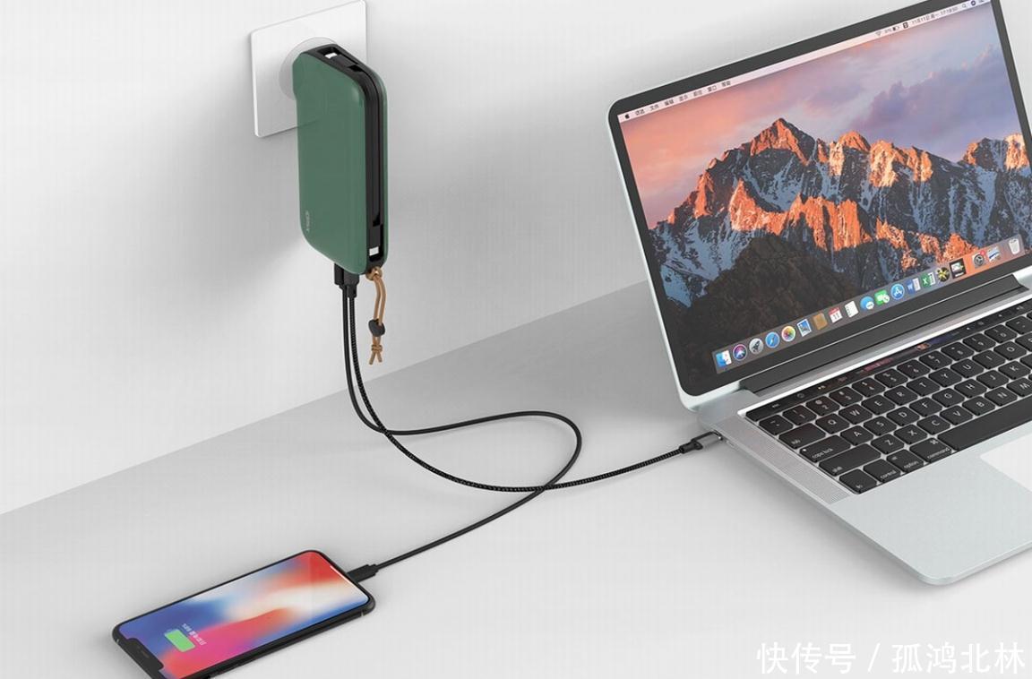 IDMIX大麦创新氮化镓双|IDMIX大麦创新推出65WPD氮化镓双模充,内置20000mAh电池