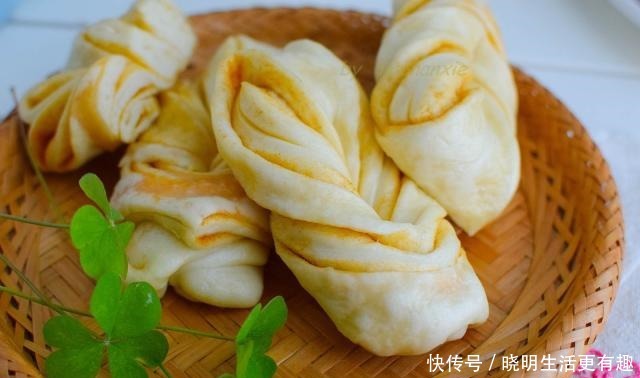 发酵|教你蒸花卷的简单方法,一次发酵省时又省力,早上加热就能吃