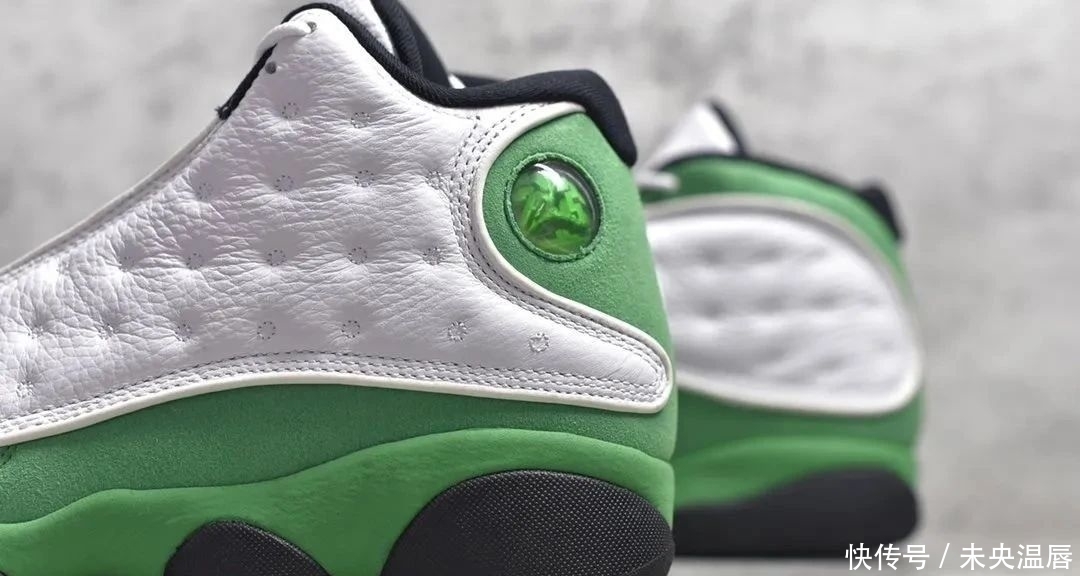  测评|一款酷似雷·阿伦 PE 的配色！AJ13幸运绿开箱测评