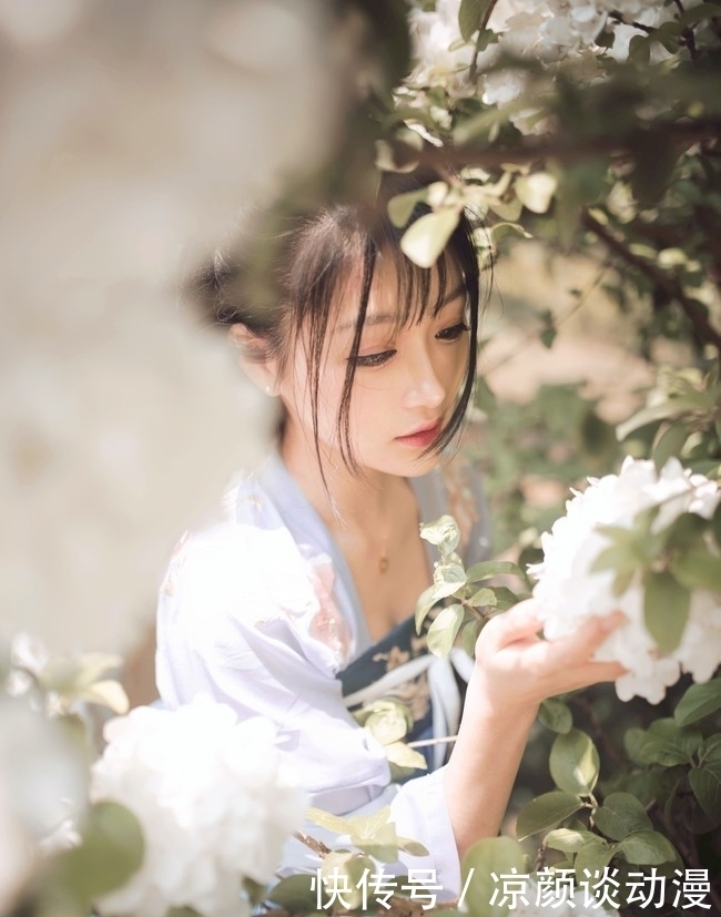 追君颜|花下佳人影入眼,此生只为追君颜!