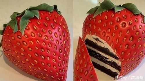 逼真|只看表面绝对会被骗的蛋糕,草莓逼真舍不得吃,柠檬那个真绝了