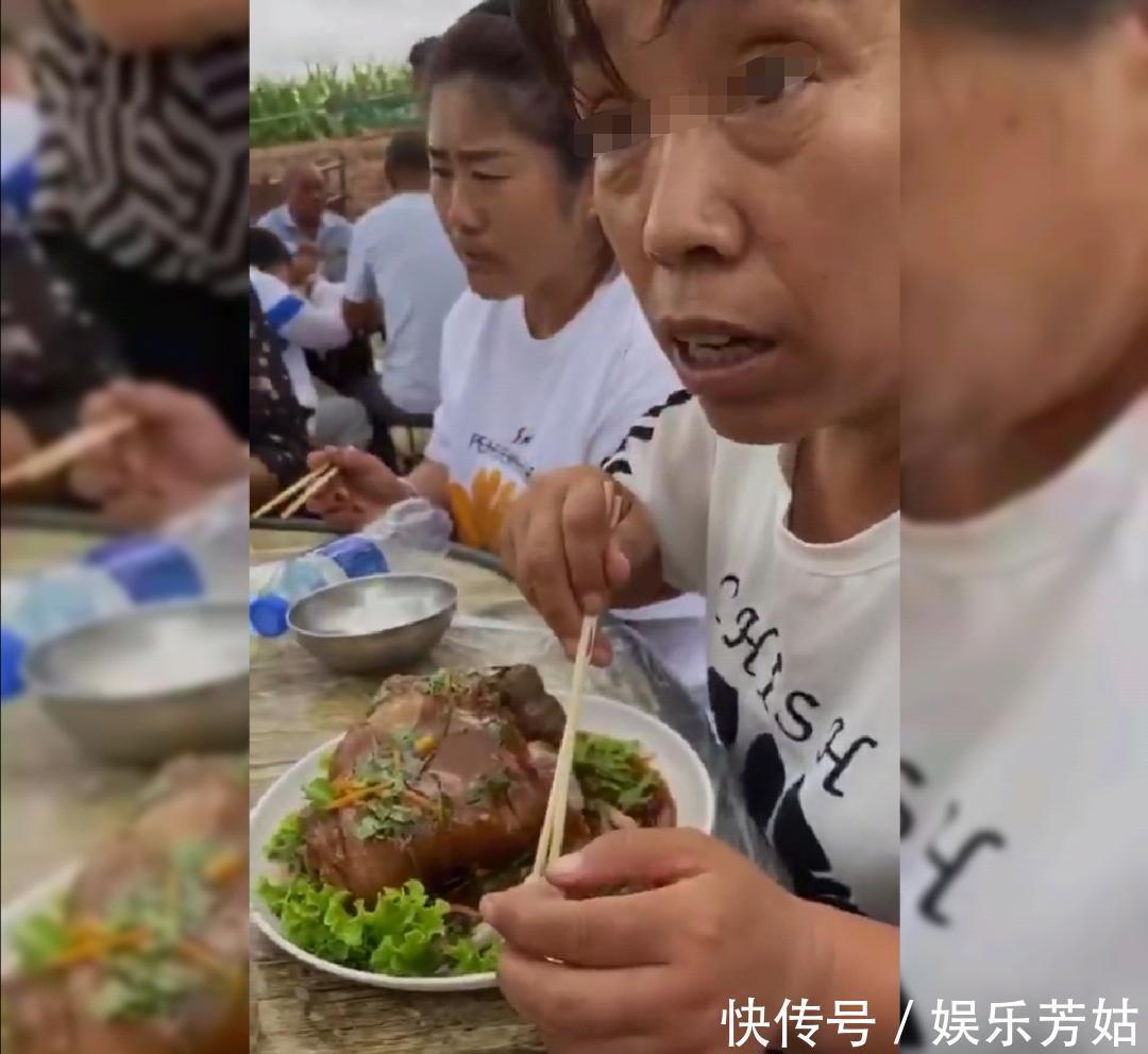肘子|东北大妈吃酒席独占刚上桌大肘子，怒怼同桌：我花钱了，100块钱呢