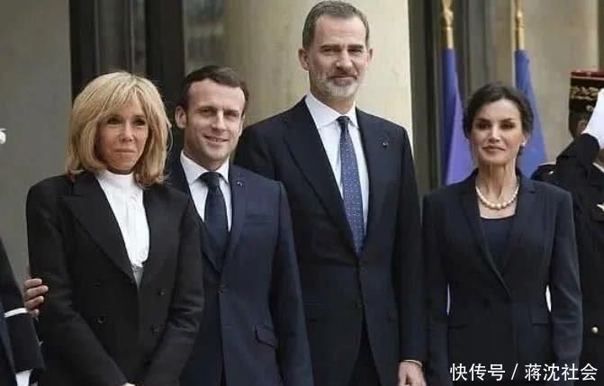  西班牙|68岁法国第一夫人太好命42岁总统丈夫变宠妻狂魔，连西班牙王后都羡慕