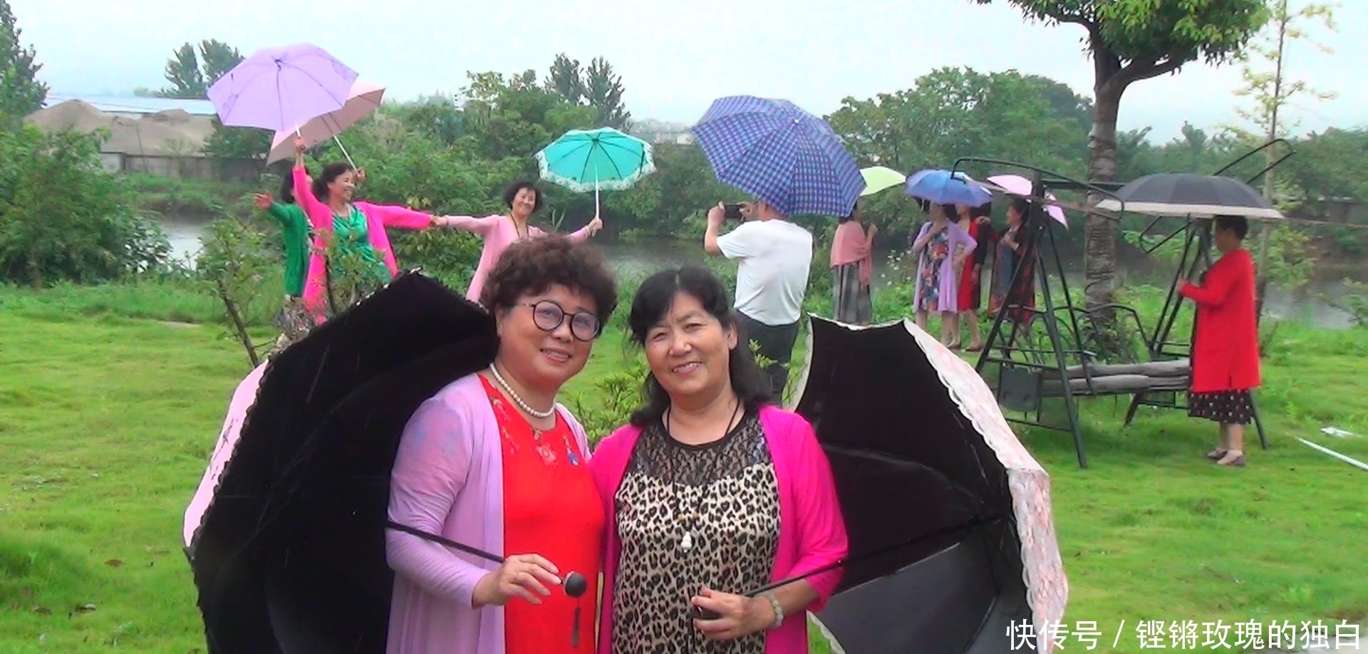 八中|马鞍山八中74届高中女生模特团:南京江宁竹庄生态园雨中走秀(音乐相册)