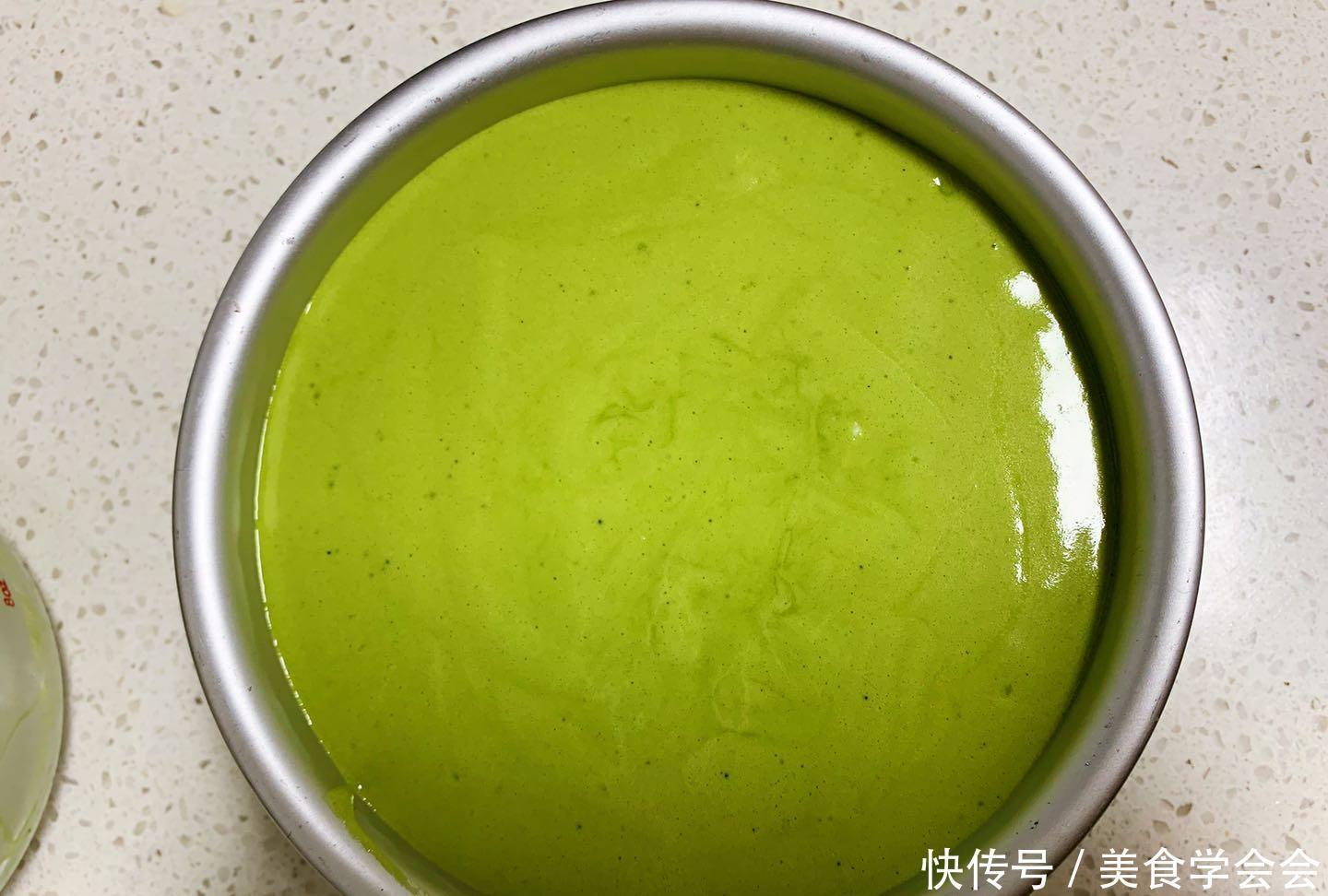 网红|网红抹茶冰乳酪蛋糕,制作简单味道赞,学会了给家人露一手