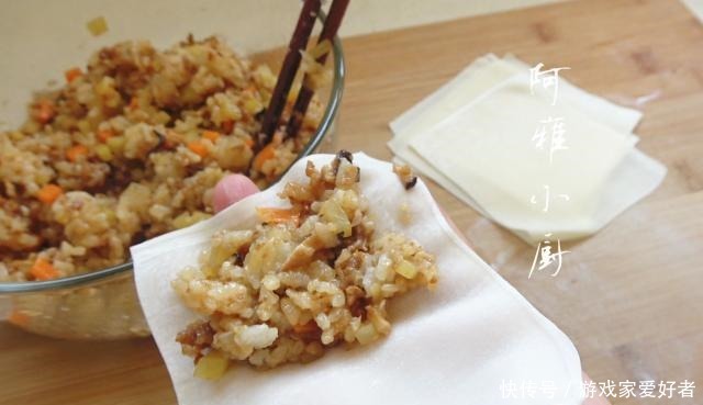 糯米|糯米这样太香了,孩子一月3次点名吃,软糯咸香,上桌连渣都不剩