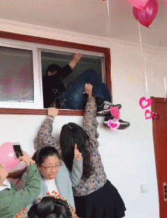 搞笑|搞笑GIF：这胖姐姐估计得单身一辈子