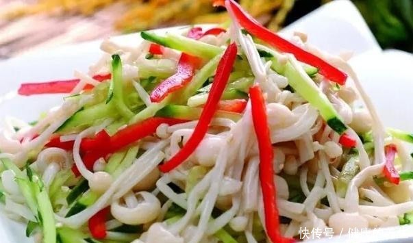 干净|美味可口的凉菜炝拌金针菇,味道更是酸甜可口,又简单易做
