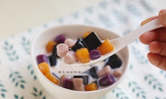 简单|想吃芋圆不用买了,三种食材简单一做,想吃就吃,放半年也不会坏