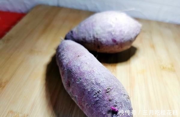 冰清玉洁|冰清玉洁银耳,红的发紫的紫薯,这锅粥必须好吃又顺口