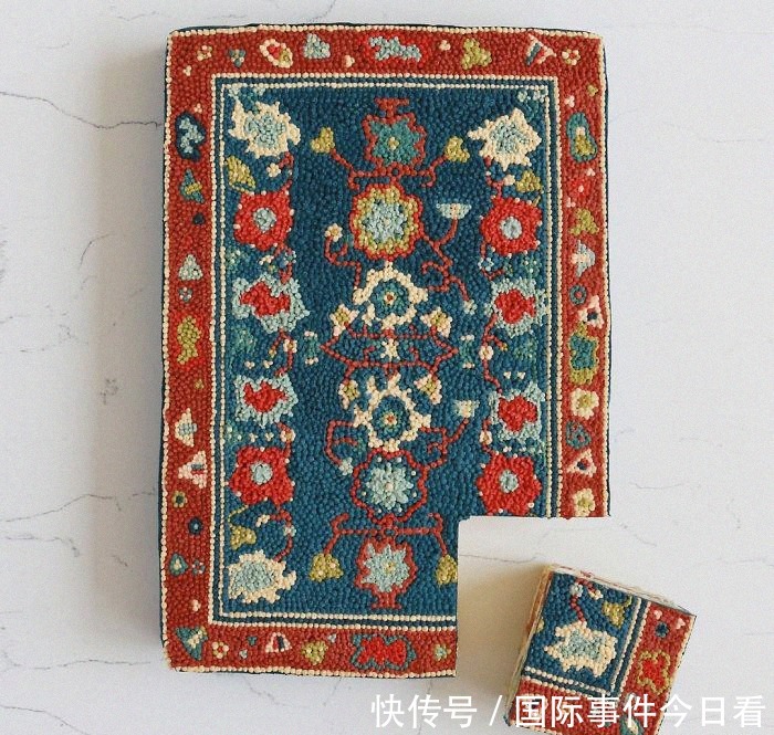 波斯|美烘焙师烤出“波斯地毯蛋糕”,既吸睛又漂亮