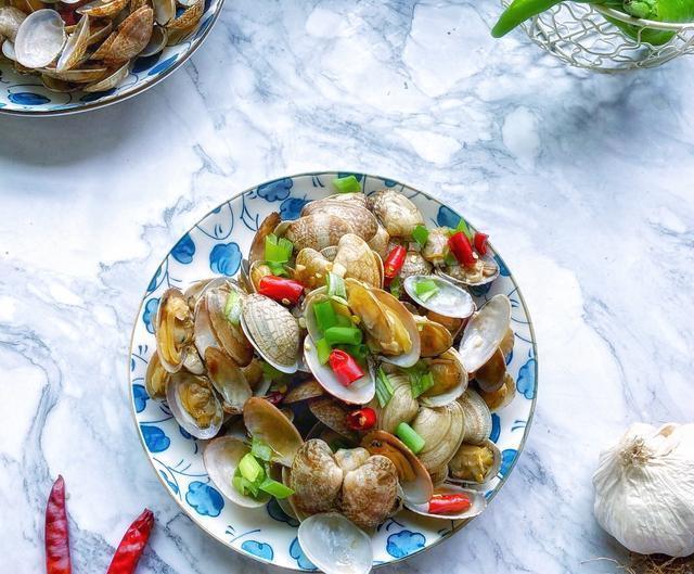 花蛤|爆炒花蛤,营养丰富,香辣开胃超下饭