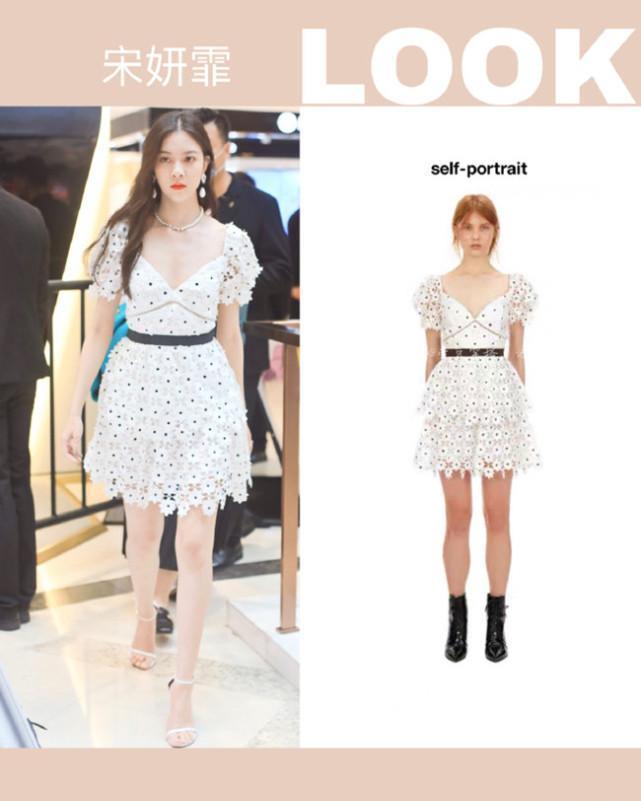  穿搭|宋妍霏嫌黑色长靴太单调，在上面画几条白线后，显腿长效果简直了