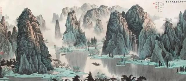  绘制|白雪石：擅长桂林山水画，曾为人民大会堂等绘制国画十余幅