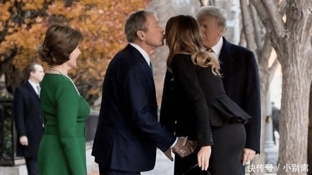 第一夫人|两位美国第一夫人同框梅拉尼娅连换两套衣服仍不敌72岁布什夫人