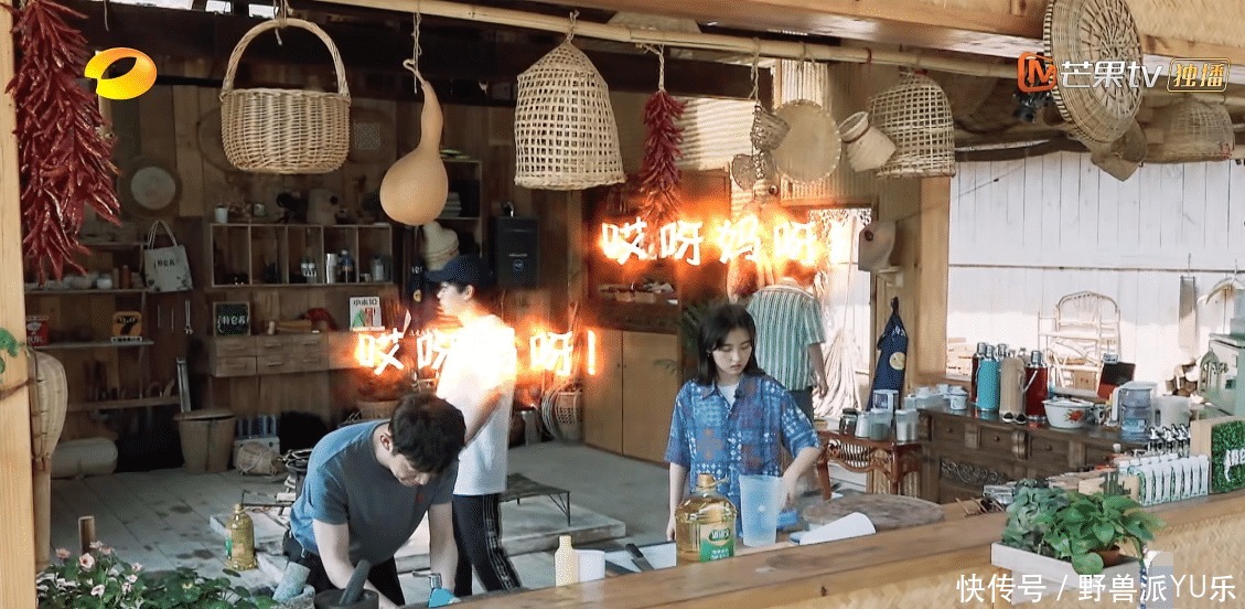 彭昱畅|节目四十度高温,黄磊何炅不想干活,彭昱畅冒险摘椰子背负了太多