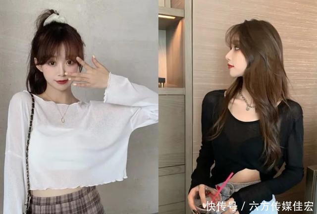 搭配|你那里入秋了吗?是时候穿长袖衫了,清新好看还能显高