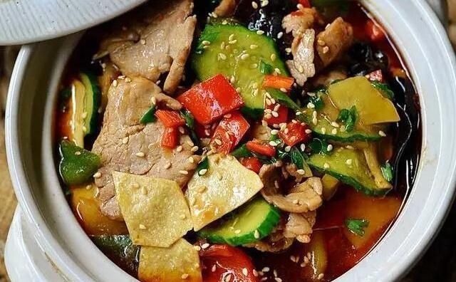 肉片|美食推荐凉拌猪肝,肉炒荷兰豆,粉蒸杂蔬,杂蔬肉片煲的做法