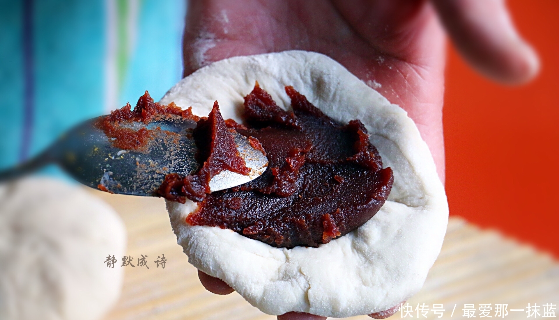 豆沙|老妈做的豆沙发面饼,暄软养胃,香甜可口,孩子特别喜欢吃