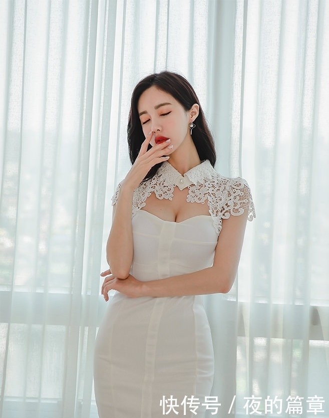  气质|小编大爱的蕾丝连衣裙又来了！小姐姐穿搭起来超显气质，高贵优雅