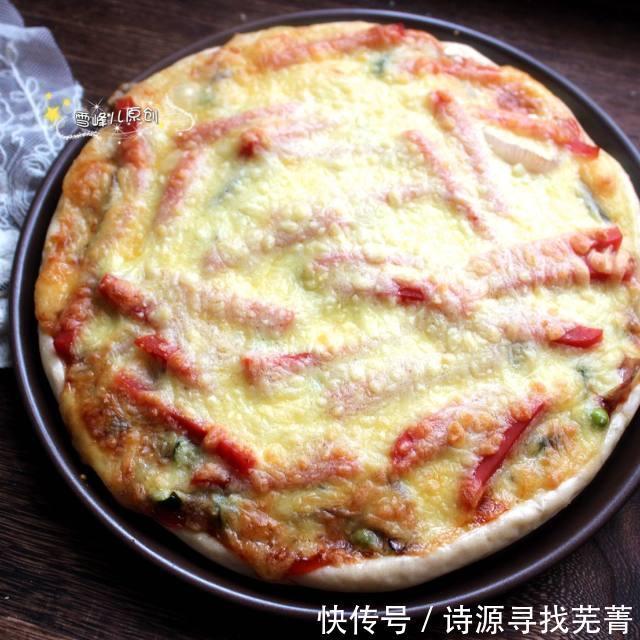 孩子|香菇披萨,孩子超喜欢,简单易做