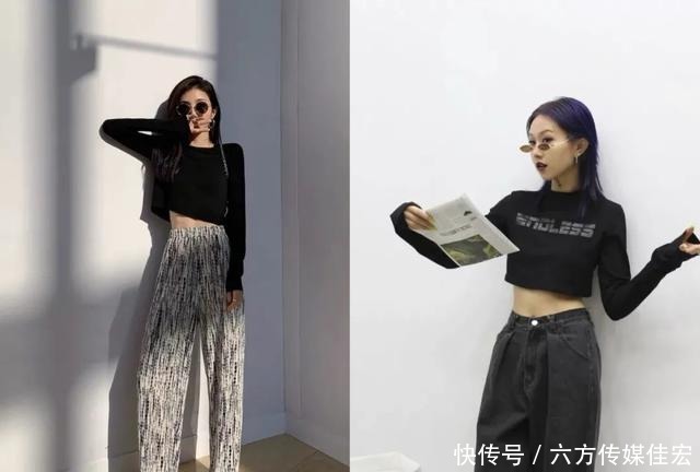 搭配|你那里入秋了吗?是时候穿长袖衫了,清新好看还能显高