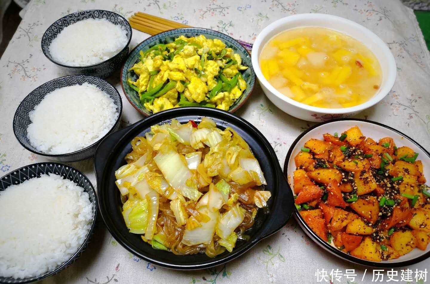 好吃|晒晒我家的午餐,这一桌没超过50元,朋友说真实惠!