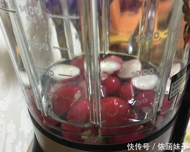  美丽|樱桃小萝卜蜂蜜果汁，美丽的颜色，既醒目又干燥