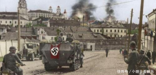 角落|罕见的二战彩色老照片!图二的一幕在战场的每一处角落都发生着