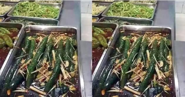 让大家|食堂阿姨生气做菜是何样忍了黄瓜放整,看完妙脆角后逗我