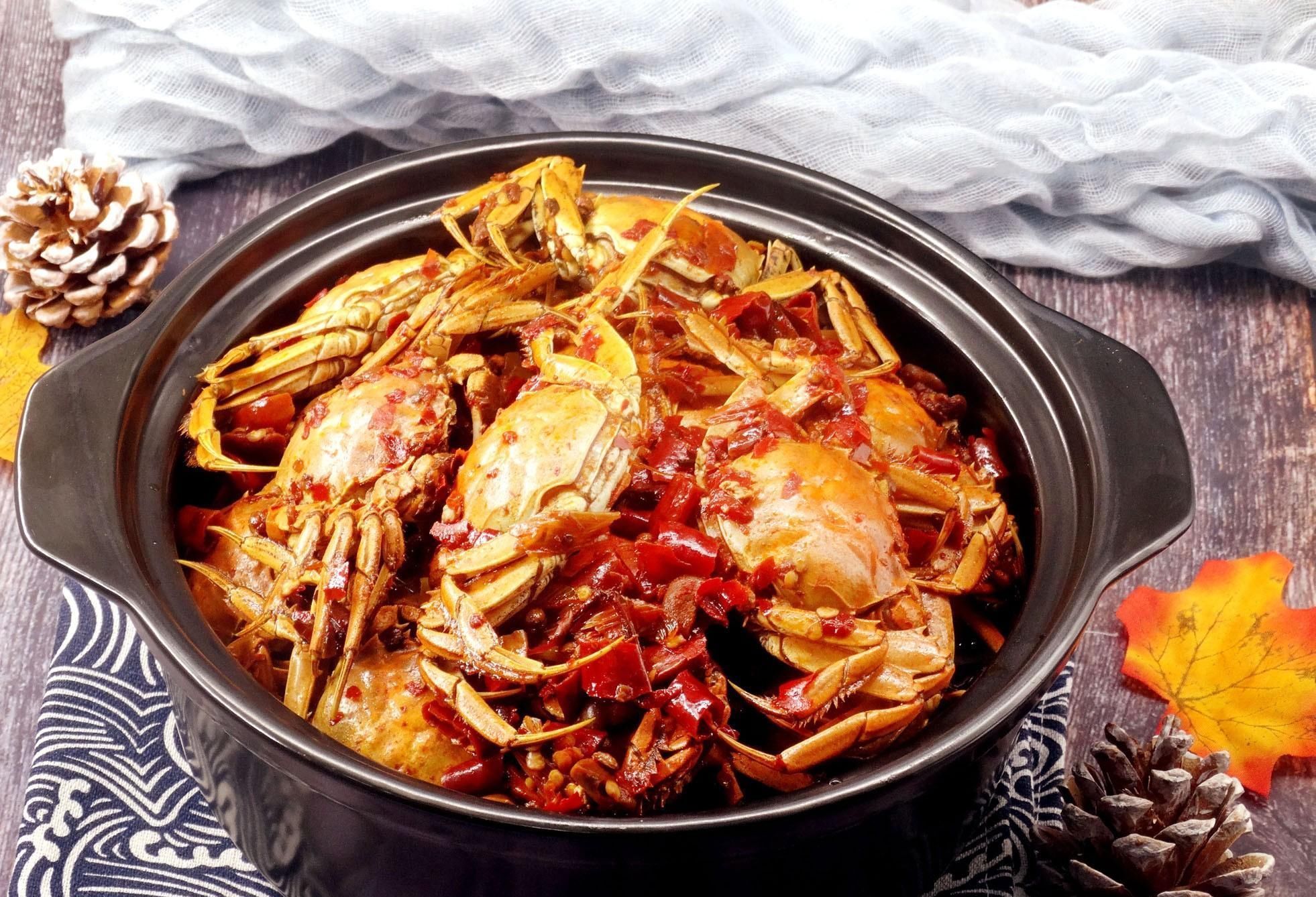 麻辣|满满的蟹黄蟹膏,教你在家做香辣蟹,个个麻辣鲜香,好吃到吮指