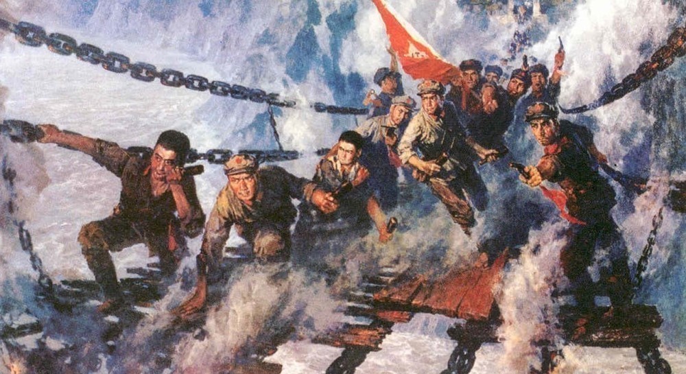 红军川军为何守不住泸定桥火力太弱后路还被包抄